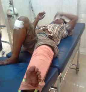 Taft Tabrak Pick Up, 2 Orang Terluka 