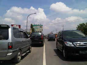Rawan Macet, Waspadai Pasar Babat Lamongan