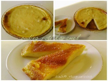 Resep Puding: Puding Roti Karamel