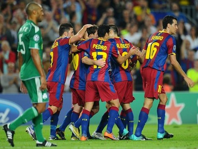 Pesta Lima Gol di Nou Camp