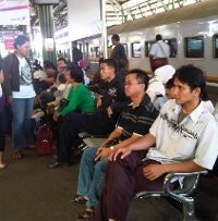 Tren Arus Balik Penumpang Kereta Berangsur Normal