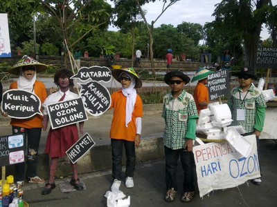 Tunas Hijau Peringati Hari Ozon