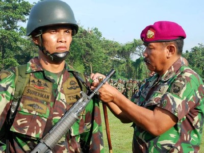 Pembukaan Latihan Pemantapan Marinir