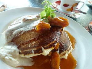 Sarapan French Pancake Plus Teh Tambi