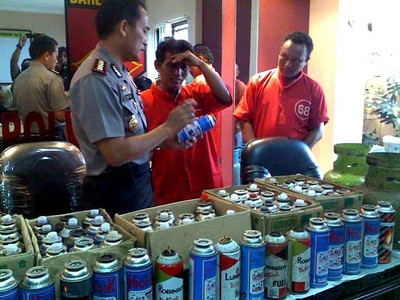 2 Pelaku Pengisian Tabung Mini Elpiji Dibekuk