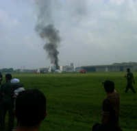 Sebelum Terjatuh, Sayap Kanan Pesawat Sentuh Rumput