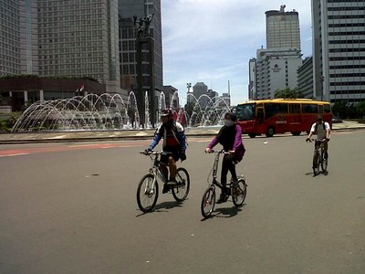 Car Free Day di Sudirman-Thamrin