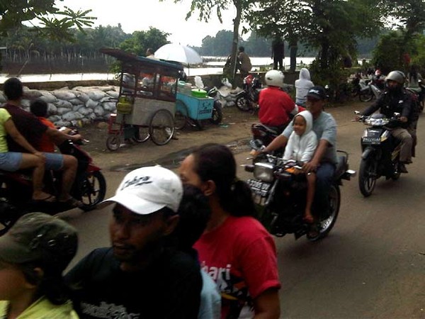 Situasi di Situ Sasak Tinggi Mulai Normal