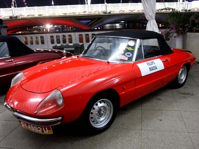 Mobil-mobil Klasik di Marina Bay