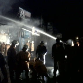 Kebakaran di Kemayoran, Hanguskan 4 Bengkel