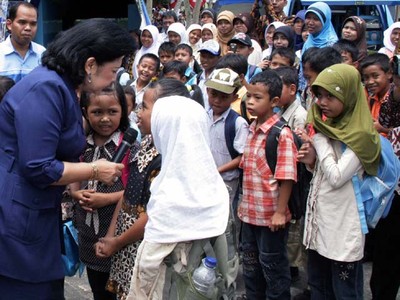 Ibu Negara Resmikan Desa Sejahtera