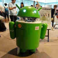 Maskot Android Berubah Jadi Robot