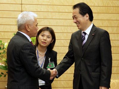 Menko Perekonomian Bertemu PM Jepang