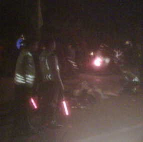 Pemotor Tewas Dilindas Truk Air di Jl Raya Bogor