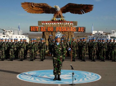 Indobatt Peringati HUT Komando Paskhas TNI AU