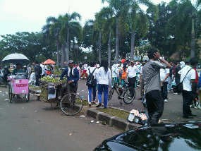 Car Free Day di BSD, Serpong Macet