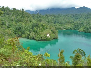 Sarawandori: Danau dan Laut Jadi Satu