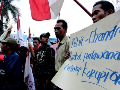 Cicak Bekasi Dukung Bibit-Chandra