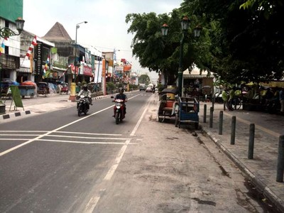 Debu di Malioboro Mulai Berkurang