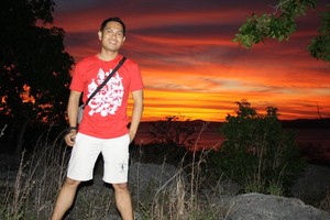 Lembayung Senja di atas Langit Pulau Timor