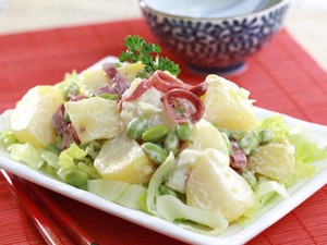Resep Salad: Edamame Potato Salad