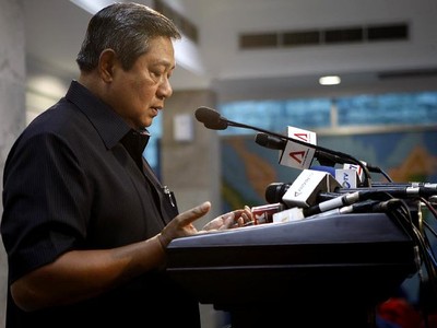 SBY Berdoa Untuk Korban Merapi