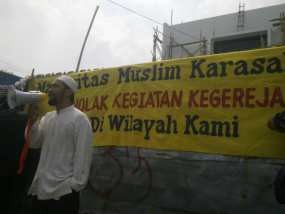 Tak Berizin, Dua Rumah Ibadah di Bandung Digeruduk Massa