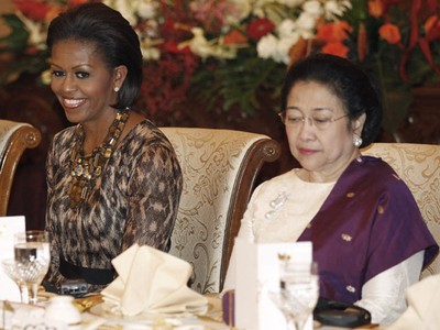 Megawati Hadiri Jamuan Makan Malam Obama