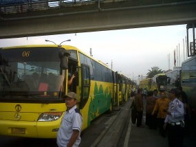 Sambut Obama, Arus Lalu Lintas di Sekitar UI Macet 