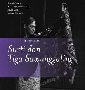 Ine Febriyanti Pentaskan Surti dan Tiga Sawunggaling