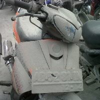 Hindari Bersihkan Debu Merapi di Bodi Motor dengan Air