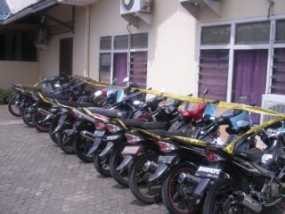 Sindikat Curanmor di Tangerang Dibekuk Polisi, 13 Motor Disita