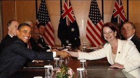 Bertemu PM Gillard, Obama Puji-puji Australia