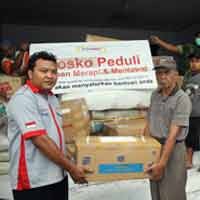 Pengungsi Merapi Terima Bantuan Pembaca detikSurabaya
