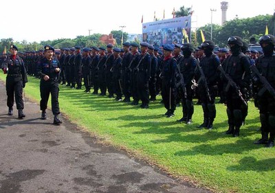 Peringatan HUT ke-65 Brimob di Jatim