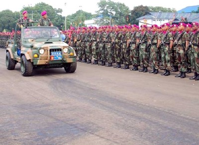 Peringatan HUT ke-65 Korps Marinir