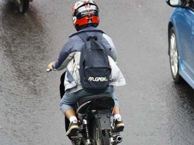 Motor Tanpa Plat Nomor Marak di Bandung