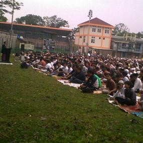 Seribu Lebih Umat Muhammadiyah Hadiri Shalat Id di Lodaya