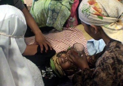 Pengungsi Merapi Kesurupan Saat Salat Id