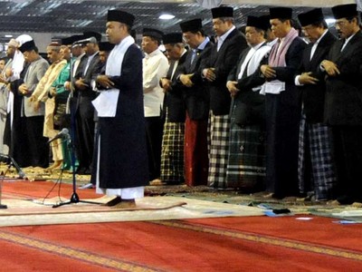 SBY Salat Idul Adha di Masjid Istiqlal