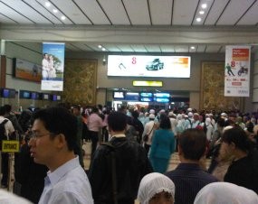 Delay & Penumpukan Penumpang Masih Warnai Penerbangan Garuda Pagi Ini