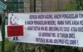 Minta Ketua MA Dicopot, Advokat KAI Geruduk DPR