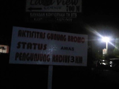 Bromo Tertutup untuk Wisatawan
