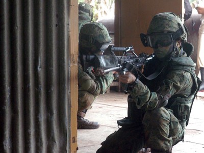 TNI AD-SAF Latihan Gabungan