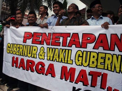 Warga Yogya Tolak Pemilihan