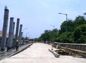 Jl RE Martadinata Sudah Rampung Diperbaiki
