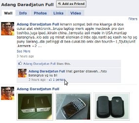 Akun Facebook Adang Daradjatun Dibajak