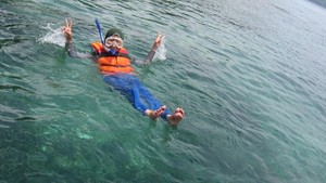 Snorkling Pertama, Terumbu Karang Pertama