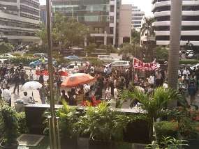 Mahasiswa dan Polisi Saling Pukul, Empat Orang Diamankan