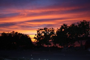Lembayung Senja di atas Langit Pulau Timor